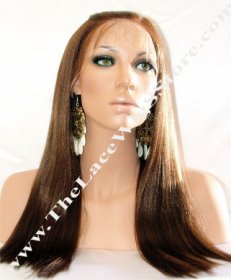 Lace Front 16" Yaki Straight Color #2/#6
