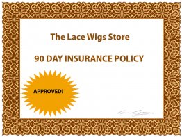 90 day lace wig insurance policy