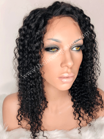 16inch HD Glueless Wig Spanish Curl Natural Color