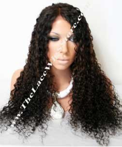 24inch Brazilian Virgin Spanish Curl and Natural Color