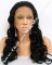 22inch Full Lace Synthetic Wig 25mm Curl Color 1B