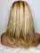 14inch European Blonde Highlight Wig